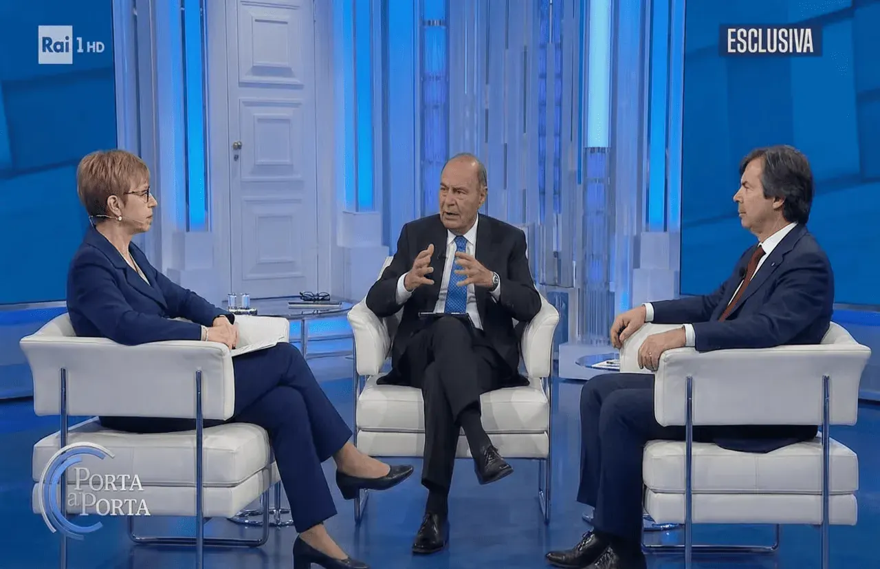 Milena Gabanelli e Carlo Messina